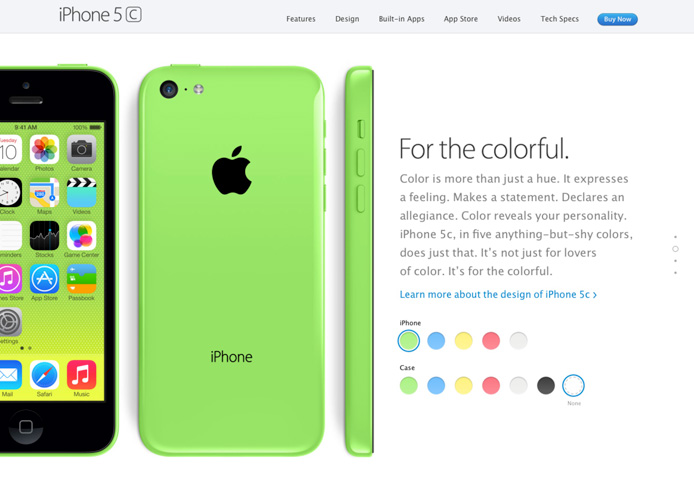 iphone 5c features
